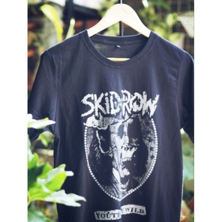 Skidrow SKIDROW เสื้อยืด / เสื้อผ้าแถวสกี / เสื้อผ้าโลหะร็อคเพลง / รุ่น MONOS-5XL