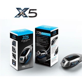 ของแท้100% บลูทูธในรถยนต์ X5 Bluetooth Car Kit FM Transmitter