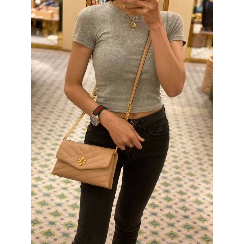 Tory Burch Kira Chevron Chain Wallet Crossbody Bag theauthentic_usa