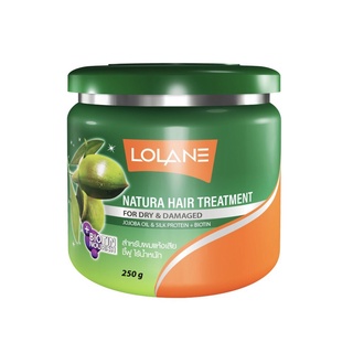 ￼Lolane Natura Hair Treatment สีเขียว โลแลน ครีมหมักผม