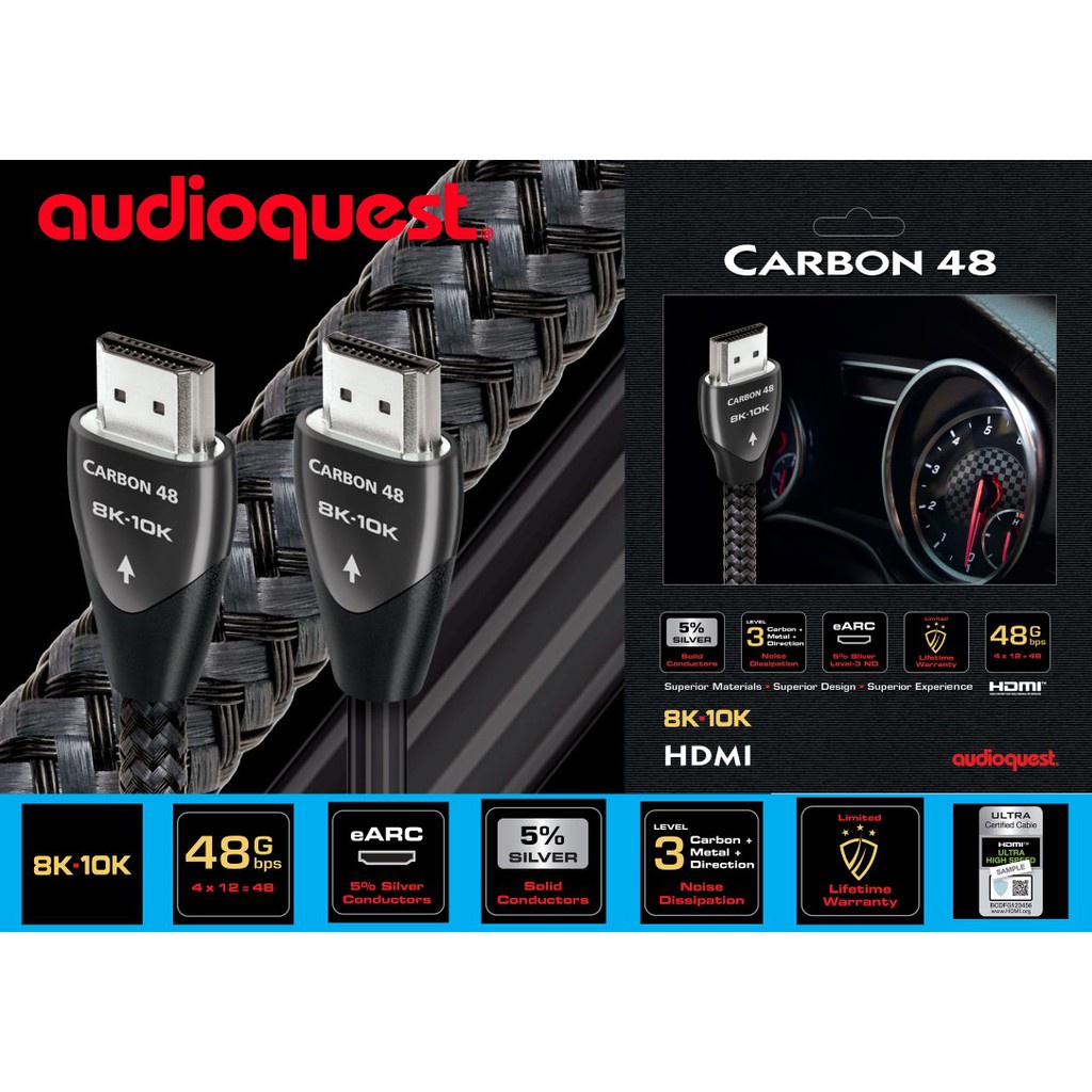 Audioquest HDMI-Carbon 48 (8K-10K)