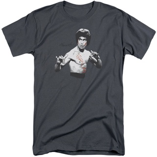 [S-5XL] เสื้อยืด พิมพ์ลายกราฟิก Bruce Lee Confrontation Stance Charcoal คุณภาพสูง Diy