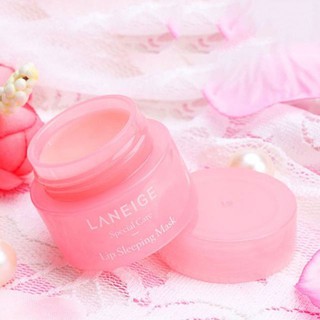 ลาเนจ สีชมพู Laneige Lip Sleeping Mask ขนาด 3g.