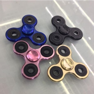 Tri Spinner Fidget Aluminum Finger Spin Stress Hand Desk Toy EDC ADHD Autism