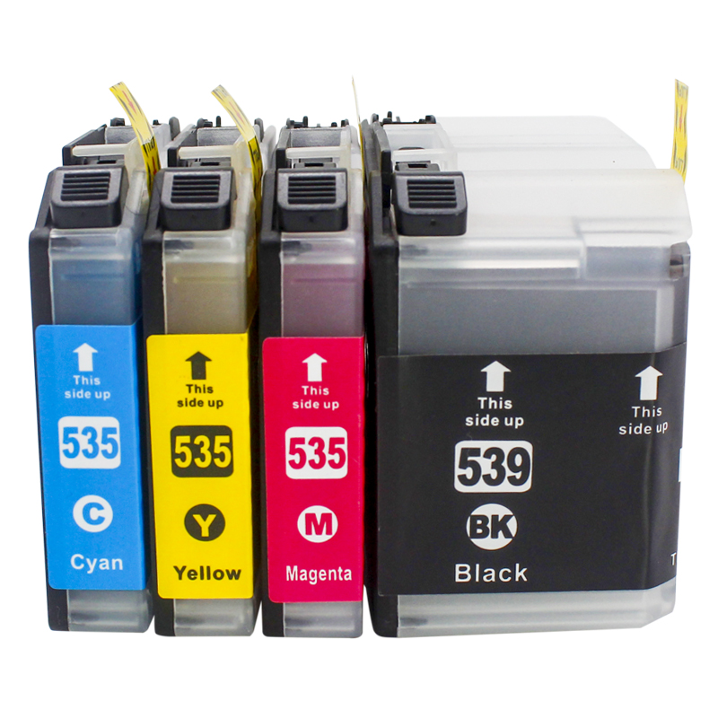 LC-539XL LC-535XL LC539 XL LC 539 LC 535 LC535 XL Compatible 4 Multi Ink Cartridge For BROTHER