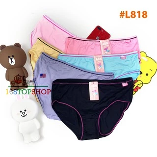 กางเกงในผู้หญิง [10ตัว xL ราคาถูกสุด คละสี กางเกงในสตรี กางเกงในผ้าฝ้าย Cotton Underwear Panties