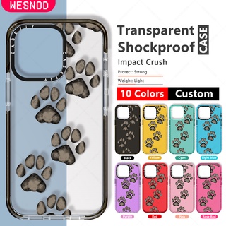แฟชั่นใสแข็งกันกระแทกไอโฟนCasetify เคสโทรศัพท์มือถือ พิมพ์ลายอุ้งเท้าแมวน่ารัก ขนาดเล็ก สําหรับ Marta Olga Klara Color Case For iPhone Xs Xr X 11 Pro Max 7 8 Plus 13 12 Miniนิ่มซิลิโคนใส TPU ยี่ห้อบางปกป้องฝาปิดคุณภาพสูง