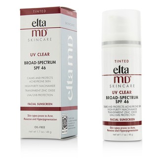 Elta MD UV Clear Facial Sunscreen SPF 46 (สีเนื้อ) 48g