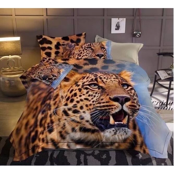 พร้อมส่งทุกวัน 🔆Sweetdream_by Nakin - 🐆ผ้าปูที่นอนลายเสือ ม้า🦓✨ครบชุด 6 ชิ้น มีทุกขนาด พร้อมส่ง🎆 thumbnail 5