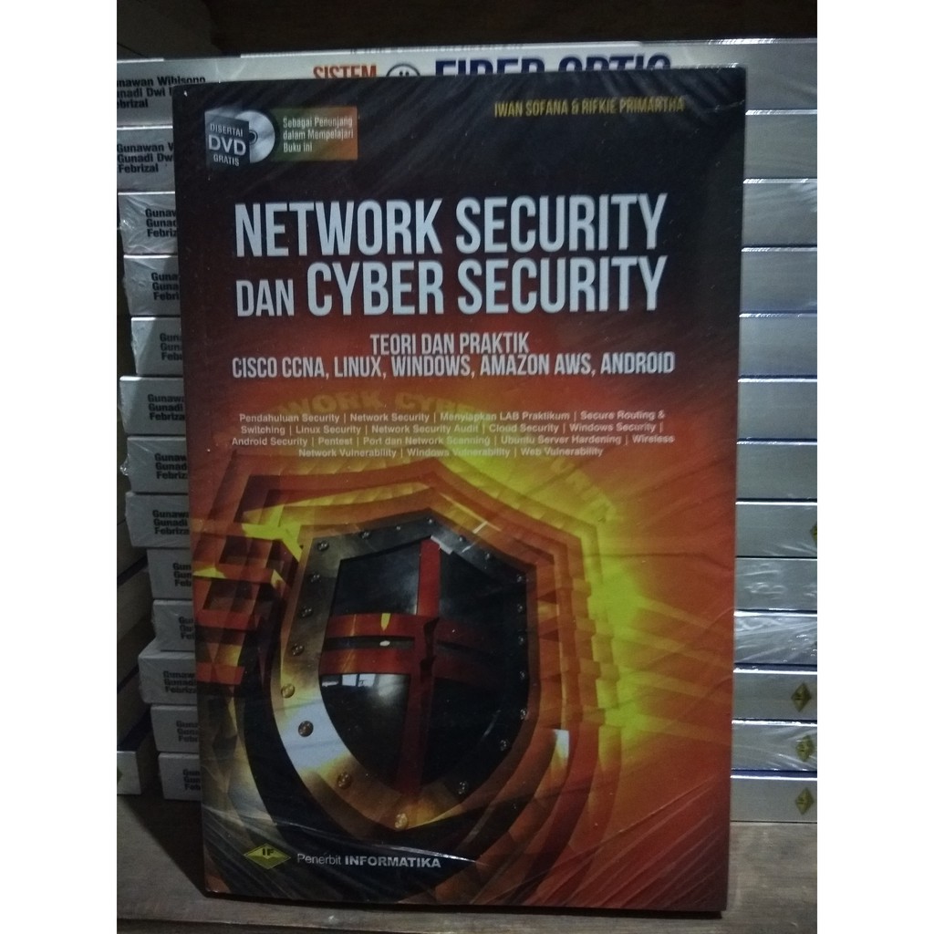 NETWORK SECURITY AND CYBER SECURITY BOOK + ดีวีดี