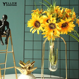 [Yzy] ช่อดอกทานตะวันประดิษฐ์ Diy สําหรับตกแต่งบ้านงานแต่งงาน 1ช่อ