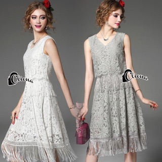 Luxury 2 Levels Lace Dress