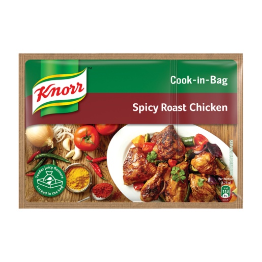 KNORR COOK-IN-BAG SPICY ROAST CHICKEN 35GM