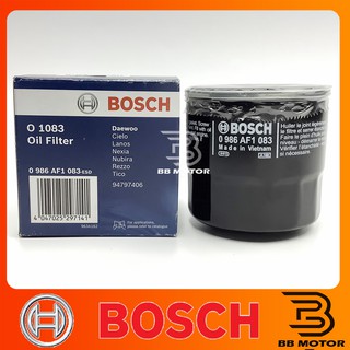 กรองน้ำมันเครื่อง Bosch Aveo, Optra #1083