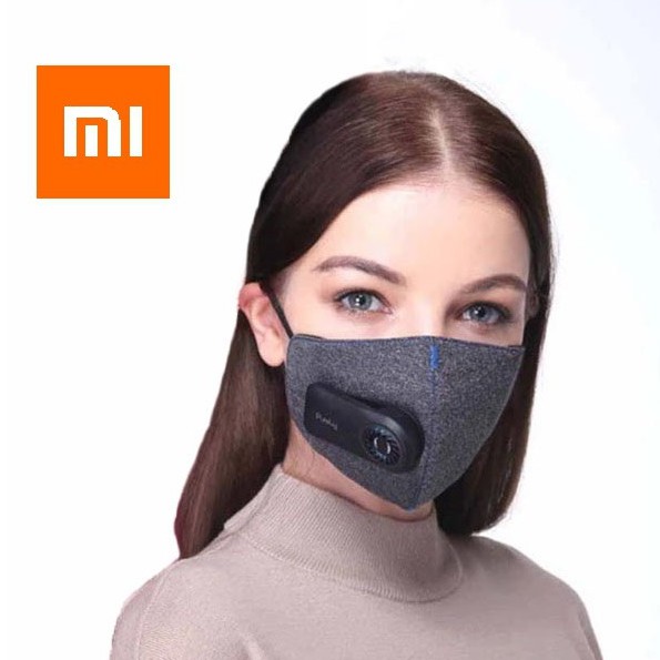 หน้ากากมีพัดลม Xiaomi Purely *พร้อมส่ง* Anti-Pollution Air Mask หน้ากากป้องกันฝุ่น 3D  PM2.5 Purify กิจกรรมกลางแจ้ง