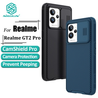 Nillkin CamShield Pro เคส สําหรับ Realme GT 2 Pro เคสโทรศัพท์ TPU PC กล้องเลื่อน หรูหรา กันกระแทก ฝาหลัง