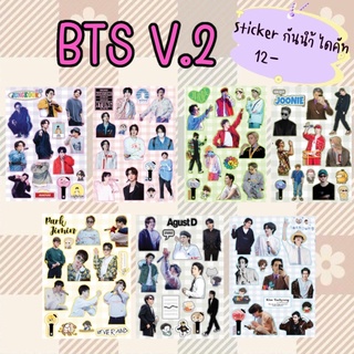 สติ๊กเกอร์ BTS v.2 กันนำ้ ไดคัท ขนาด A6 พร้อมส่ง