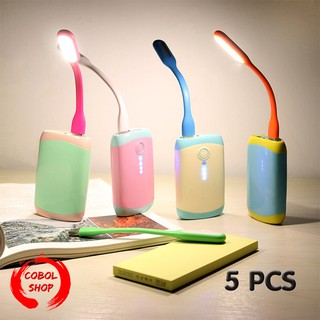 COBOL (5 ชิ้น) หลอดไฟ 1 ชิ้น LED USB 5V แบบพกพา LED Portable Lamp