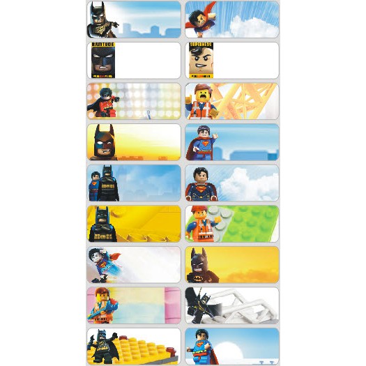 สติ๊กเกอร์ชื่อ - เลโก้ 4618