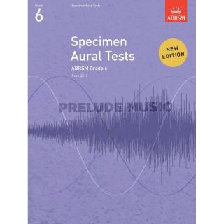 ABRSM Specimen Aural Tests - Grades 6(9781848492530)