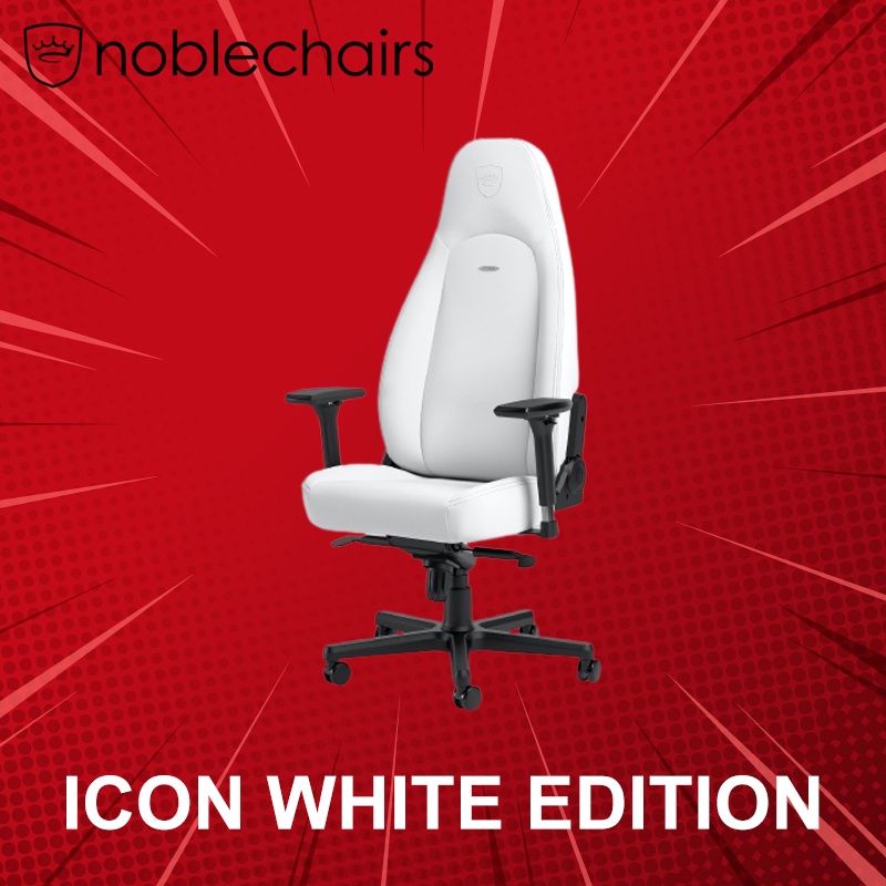เก้าอี้เกมมิ่ง Noblechairs ICON White Edition ประกันศูนย์ 2 ปี