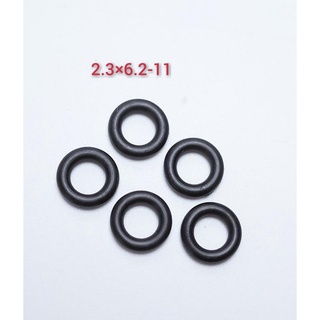 โอริง O-RING  NBR  2.3 x 6.2x11 ( 5 ชิ้น)  เพื่อใช้สำหรับงานต่างๆ