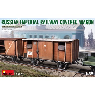 MiniArt 1/35 MI39002 RUSSIAN IMPERIAL RAIWAY COVERED