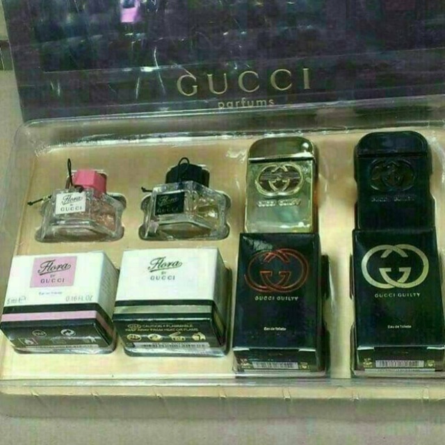 กิ๊ฟเซตน้ำหอมสิงคโปร์ จาก Gucci 4 ขวด ขนาด 5ml