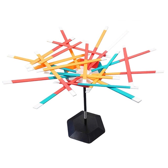 เกมวางบาลานซ์เรียงทับสี Pile-Up Stick Stack Game - zinday_toys - ThaiPick