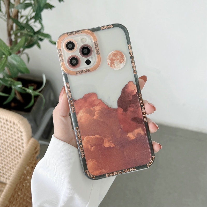 เคส Infinix Smart 8 7 6 Plus 5 Hot 40 Pro 40i 30 30i 20 20i 20S 12 12i 11 10 10S 9 8 Play Note 30 4G 5G VIP 12 G96 10 Pro Zero 20 TECNO SPARK 20 20C 10 Pro GO 2024 POVA 5 4 Pro Hot30 Hot30i Transparent Protect Camera Dusk Clouds Soft Case - รูปที่ 3