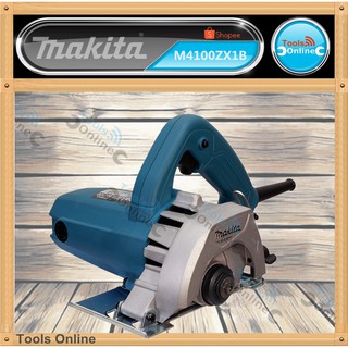 MAKITA เครื่องเลื่อยตัดกระเบื้อง ตัดน้ำ 4 นิ้ว รุ่น M4100ZX1B สินค้าของแท้ ตัดกระเบื้อง เลื่อยตัดคอนกรีต