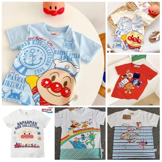 พร้อมส่ง Size 120 // เสื้อยืดแขนสั้นเด็ก ลายอันปังแมน Anpanman