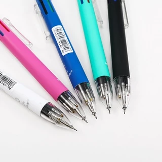 6 In 1 ปากกาลูกลื่น หลากสี 5 สี 1 ดินสอลูกลื่นอัตโนมัติ พร้อมยางลบ สําหรับโรงเรียน สํานักงาน เครื่องเขียน