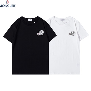 [S-5XL] 3527 เสื้อยืดแขนสั้น พิมพ์ลาย mon cler heart แฟชั่นสําหรับผู้ชาย ผู้หญิง