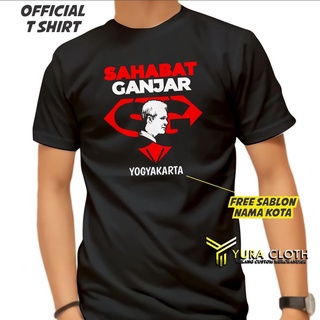 เสื้อยืด พิมพ์ลาย DISTRO Friends PRANOWO GANJARIST MERCHANDISE YURACLOTH สําหรับผู้ชาย