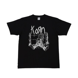 Korn เสื้อยืดแขนสั้น ผ้าฝ้าย พิมพ์ลายกราฟิก METALLICA gunsnroses บรรเทาอาการปวดS-5XL