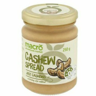 🔥ยอดนิยม!! Macro Natural Cashew Spread 250 g คุณภาพระดับพรีเมี่ยม