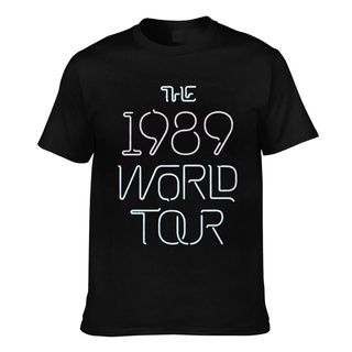 เสื้อยืดโอเวอร์ไซส์Taylor Swift 1989 World Tour Mens Summer Cal T-ShirtS-3XL