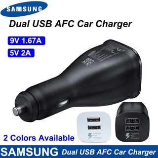 Samsung Car Charger Dual USB Fast Adapter Micro USB/Type C Fast Cable For Galaxy S10 S10 Plus S9 S8 Plus Note 10 10 Plus 9 8 5