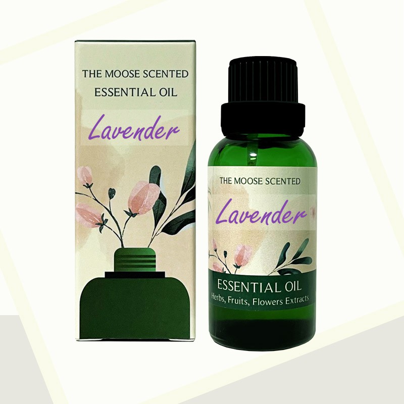 น้ำมันหอมระเหย กลิ่นลาเวนเดอร์ 100% Lavender Essential Oil 30cc. ใช้กับเครื่องพ่น และเตาน้ำมันหอม