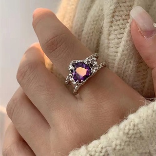แหวนรักการออกแบบแฟชั่นบุคลิกภาพสูง -ระดับอารมณ์แหวนเพชร