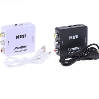 อะแดปเตอร์แปลง Mini 3Rca Av To Hdmi Av2Hdmi 1080P