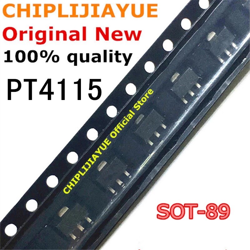 20PCS PT4115 SOT-89 PT4115-89E SOT89 SMD ชิปเซ็ต IC ใหม่และดั้งเดิม