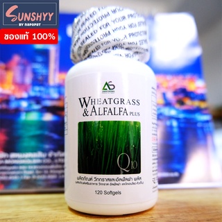 (1 กระปุก ) Wheatgrass &amp; Alfalfa Plus ผักเม็ด วีทกราสและอัลฟัลฟา ผักอัดเม็ด คลอโรฟิลล์ เข้มข้นสูง ล้างสารพิษในร่างกาย