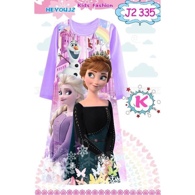 CLEARANCE J2 335K Frozen Sleep Dress (2y)