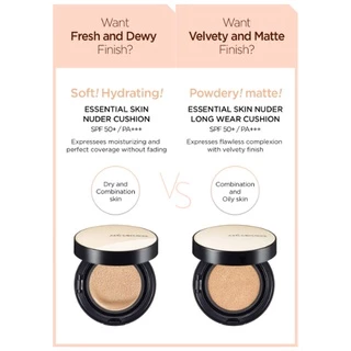 ของแท้📣 Jung Saem Mool Essential Skin Nuder Cushion // Long Wear Cushion มี2รุ่น คูชชั่น จังแซมมูล รีฟิลมีพัฟ #15