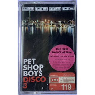 Cassette Tape เทปคาสเซ็ตเพลง Pet Shop Boys Disco 3 ลิขสิทธิ์ ซีล