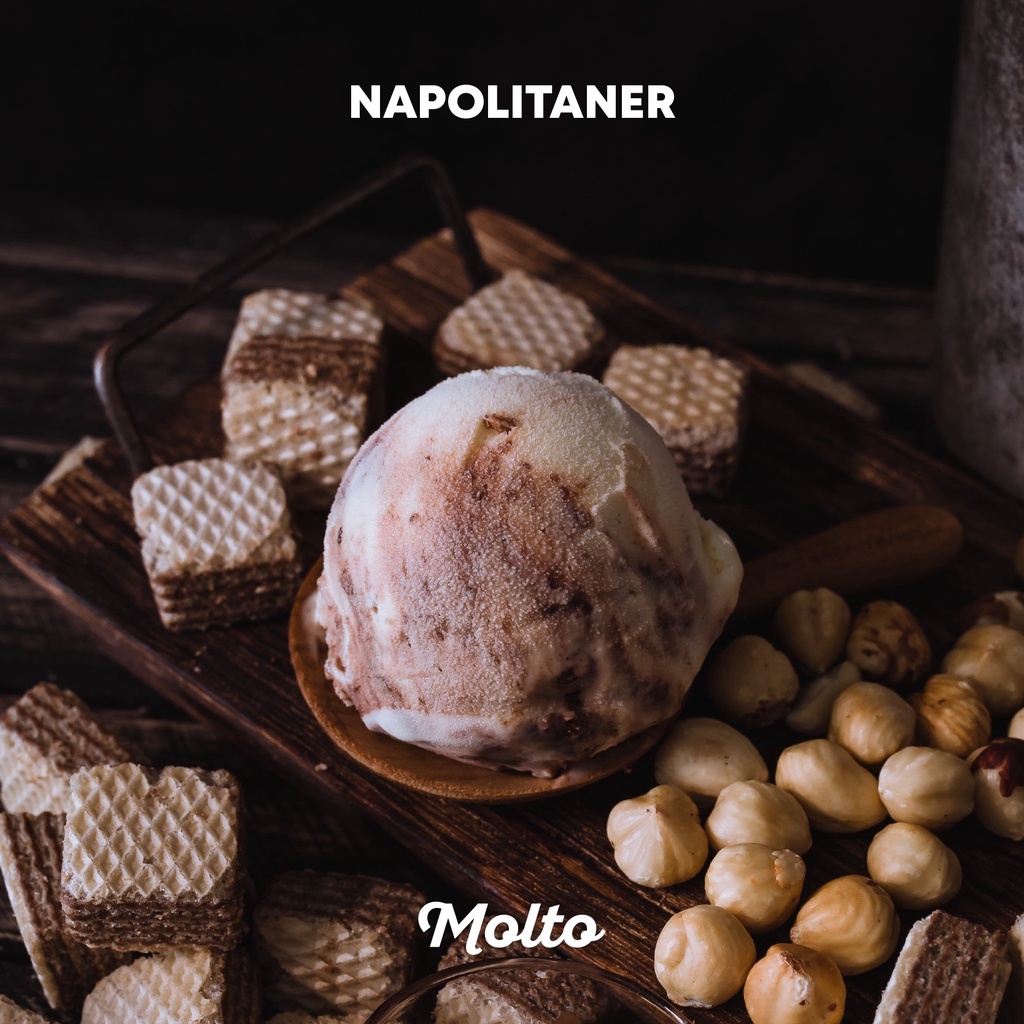 Locker Napoli-Taner (ไอศกรีม ล็อกเกอร์ นาโปลิ เทนเนอร์ 1 ถ้วย 16 oz.) - Molto premium Gelato