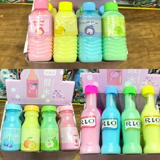 Fake Water Slime Yogurt RIO FRUITY Slime สไลม์น้ำปลอม BOX กล่อง 12 ขวด น้ำลายเอเลี่ยน