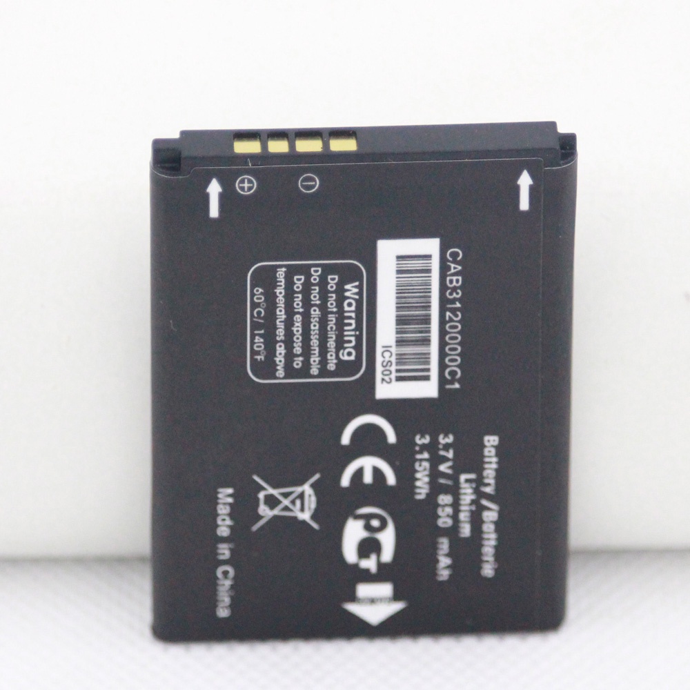 ISUNOO 850mah Phone Battery CAB3120000C1 for Alcatel CAB3120000C1 One Touch Mobile Replacement Batte07